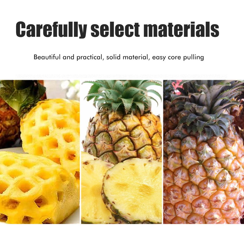 Kitchen Pineapple Corer and Slicing Tool Stainless Steel Pineapple Cutter with Forks for Easy Core Removal Slicing