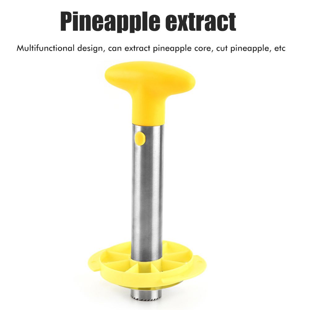 Kitchen Pineapple Corer and Slicing Tool Stainless Steel Pineapple Cutter with Forks for Easy Core Removal Slicing