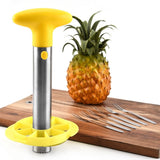 Kitchen Pineapple Corer and Slicing Tool Stainless Steel Pineapple Cutter with Forks for Easy Core Removal Slicing