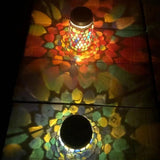 Mosaic Solar Lights Outdoor Hanging Lanterns Waterproof Mosaic Solar Lanterns Outdoor Solar Night Lights Table Lamps Decoration - Extra Image