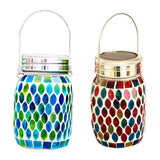 Mosaic Solar Lights Outdoor Hanging Lanterns Waterproof Mosaic Solar Lanterns Outdoor Solar Night Lights Table Lamps Decoration - Extra Image