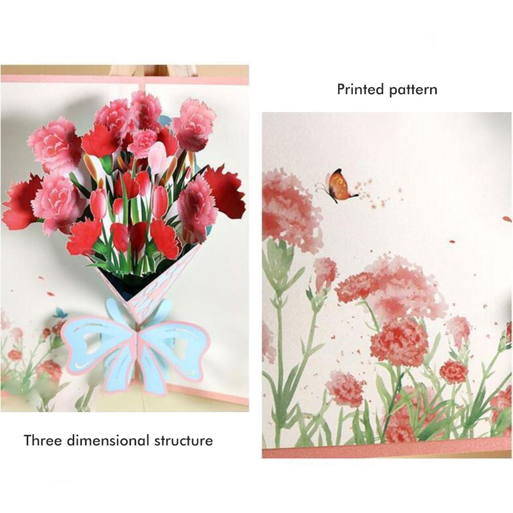 Happy Mother's Day 3D Up Card Spring Gardening Flower Theme Gift for Mom Wife