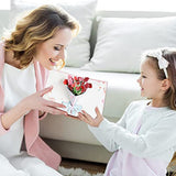 Happy Mother's Day 3D Up Card Spring Gardening Flower Theme Gift for Mom Wife - Rear View
