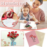 Happy Mother's Day 3D Up Card Spring Gardening Flower Theme Gift for Mom Wife