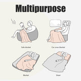 Mother's Day Father's Day Letter Printed Throw Blanket Gifts Soft Flannel Blanket for Bed Couch Living Room