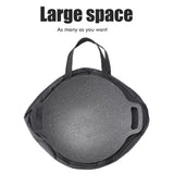Outdoor Grill Pan Storage Bag Grilling Pan Zippered Pouch Bag for Steaks Grilled Pan Outdoor Camping Picnic Cookware Storage Bag