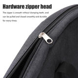 Outdoor Grill Pan Storage Bag Grilling Pan Zippered Pouch Bag for Steaks Grilled Pan Outdoor Camping Picnic Cookware Storage Bag - Close-Up Angle