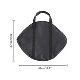 Outdoor Grill Pan Storage Bag Grilling Pan Zippered Pouch Bag for Steaks Grilled Pan Outdoor Camping Picnic Cookware Storage Bag