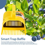 Blueberry Picker Plastic Berry Picker Tool Blueberry Rakes Harvester for Blueberries Lingonberries Huckleberries - Top-Down View