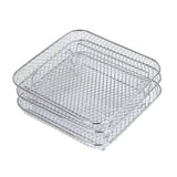 Air Fryer Rack Compatible for Ninja Foodi 8L Stainless Steel Stackable Dehydrator Rack Air Fryer Accessories