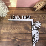 Funny Home Decor Wooden Home Door Frame Door Corner Bookshelf Ornament Housewarming Gift - Front View