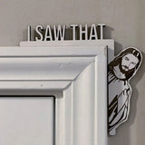 Funny Home Decor Wooden Home Door Frame Door Corner Bookshelf Ornament Housewarming Gift