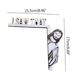 Funny Home Decor Wooden Home Door Frame Door Corner Bookshelf Ornament Housewarming Gift