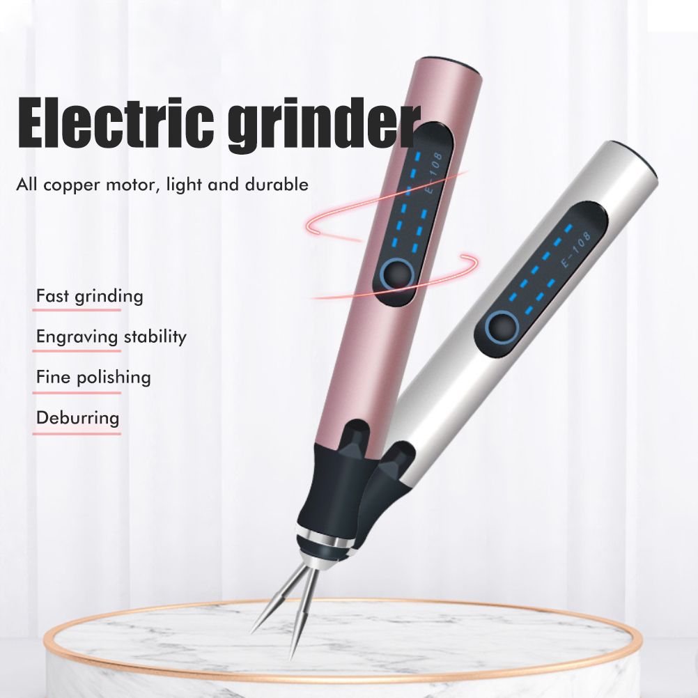 Electric Engraving Pen Portable Mini Engraver Etching Pen Cordless Metal Wood Carving Tools