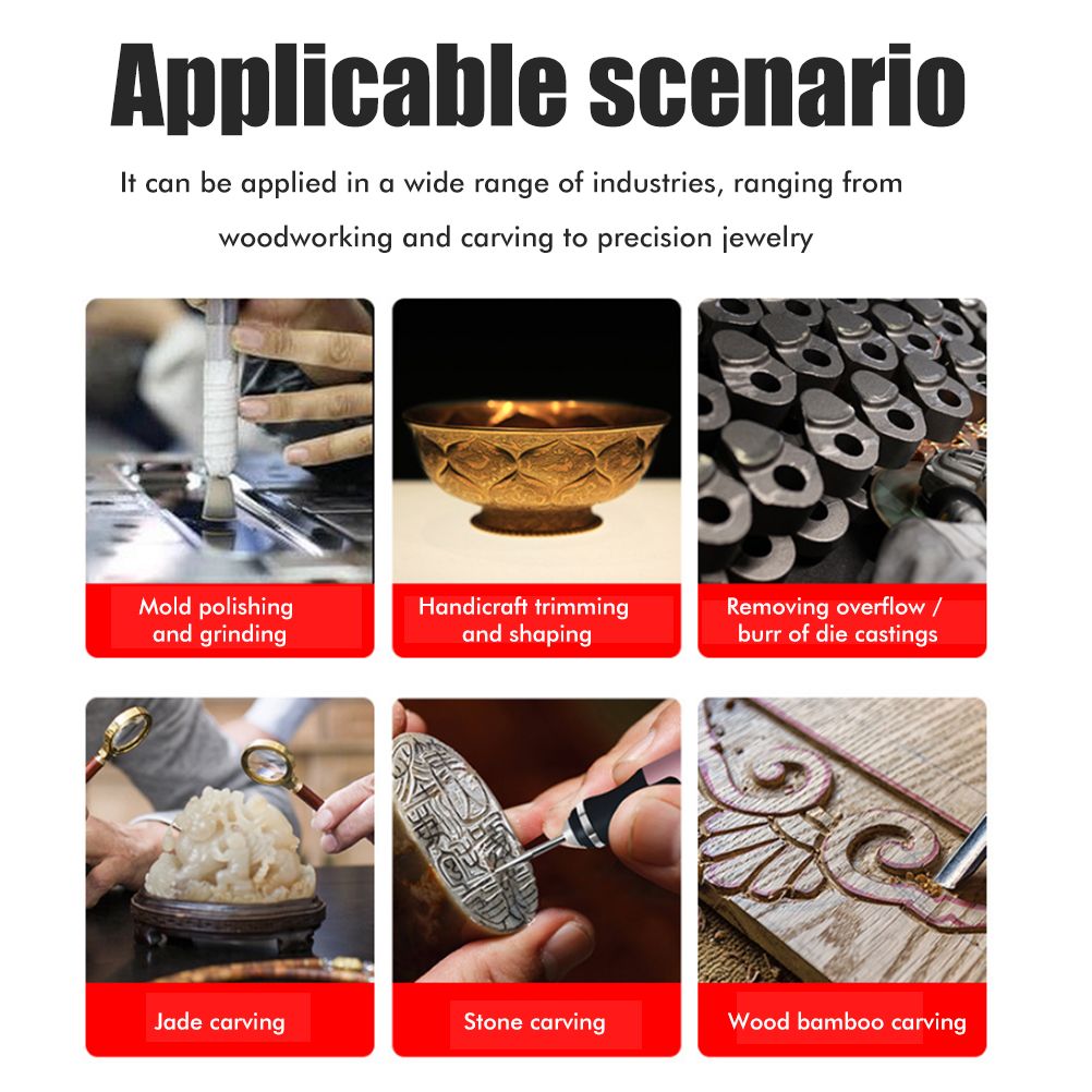 Electric Engraving Pen Portable Mini Engraver Etching Pen Cordless Metal Wood Carving Tools