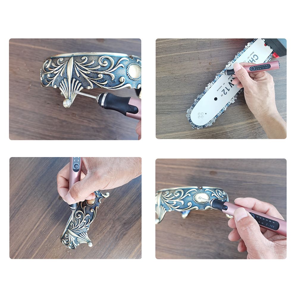 Electric Engraving Pen Portable Mini Engraver Etching Pen Cordless Metal Wood Carving Tools