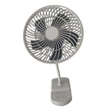 Clip On Fan Portable Rechargeable 720° Rotation Quiet Stroller Fan Sturdy Clamp Mini Desk Fan for Office Table Bedroom Outdoor Travel