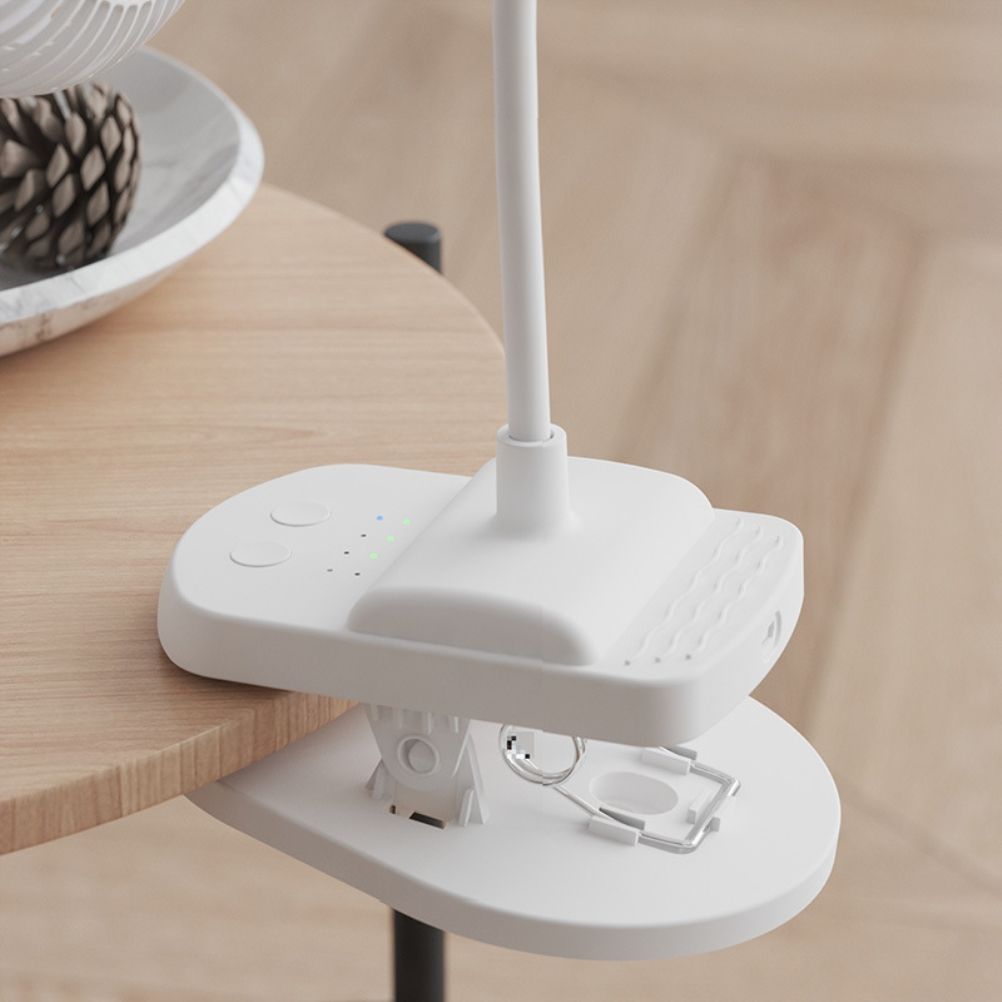 Clip On Fan Portable Rechargeable 720° Rotation Quiet Stroller Fan Sturdy Clamp Mini Desk Fan for Office Table Bedroom Outdoor Travel