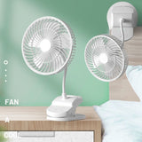 Clip On Fan Portable Rechargeable 720° Rotation Quiet Stroller Fan Sturdy Clamp Mini Desk Fan for Office Table Bedroom Outdoor Travel - Extra Image
