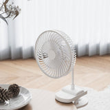 Clip On Fan Portable Rechargeable 720° Rotation Quiet Stroller Fan Sturdy Clamp Mini Desk Fan for Office Table Bedroom Outdoor Travel
