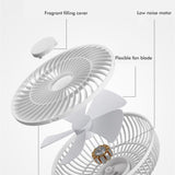 Clip On Fan Portable Rechargeable 720° Rotation Quiet Stroller Fan Sturdy Clamp Mini Desk Fan for Office Table Bedroom Outdoor Travel - Extra Image