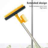 2 in 1 Floor Brush Scrub Brush Cleaning Brush with Adjustable Long Handle Bathroom Kitchen Floor Crevice Cleaning Brush - Extra Image