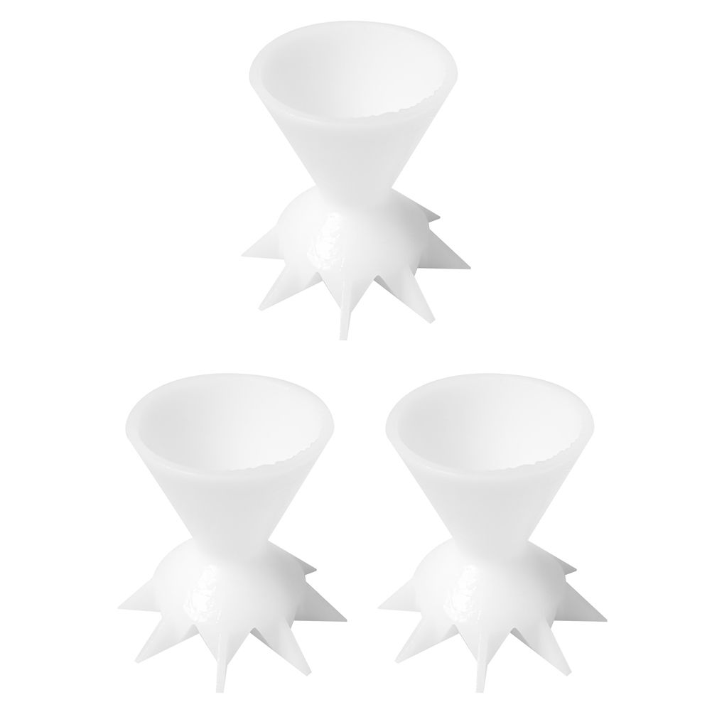 3 Pcs Paint Pouring Split Cups for Acrylic Paint DIY Painting Paint Pour Cup Funnel Mini 7 Leg Funnel Split Cup Painting Supplies