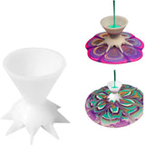 3 Pcs Paint Pouring Split Cups for Acrylic Paint DIY Painting Paint Pour Cup Funnel Mini 7 Leg Funnel Split Cup Painting Supplies