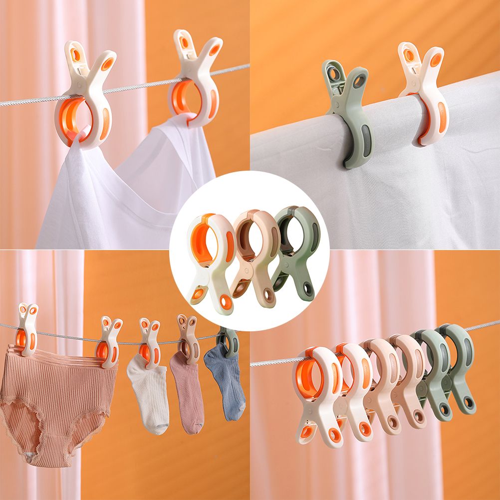 5 Pack Large Quilt Drying Clips for Bed Sheet Holder Beach Towel Clips for Beach Chair Windproof Strong Plastic Clothespins Pegs