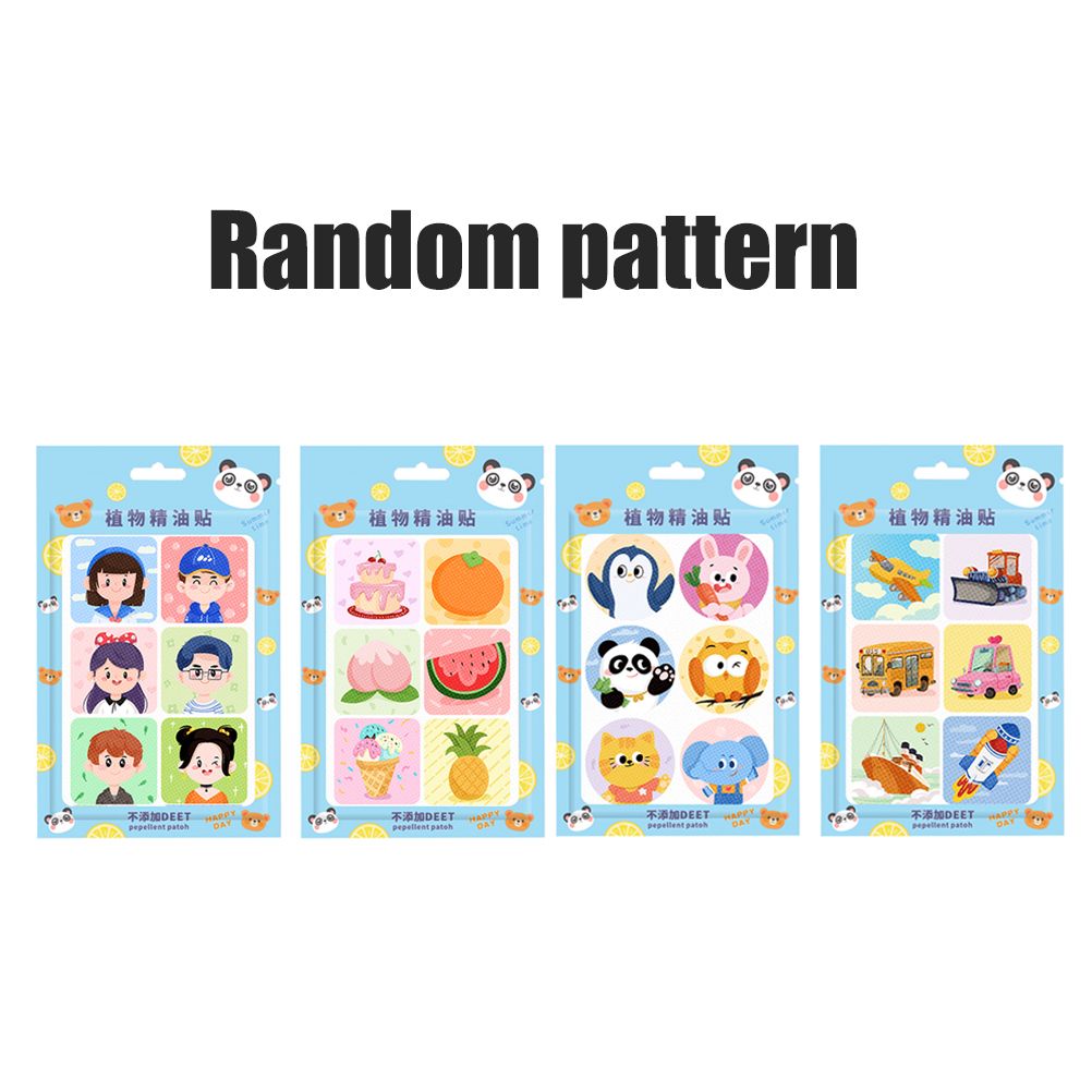 10 Pack 360Pcs Mosquito Repellant Patch Stickers for Kids Cartoon Natural Plant Citronella Essential Oil Insect Patches for Kids Outdoor Indoor