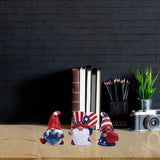 3 Pack Patriotic Gnomes Decorations USA and Stripes Elf Gifts Patriotic 4th of July Gnomes Figurines Independence Day Ornaments Decor - Extra Image