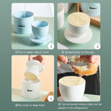 Ceramic Butter Keeper Multipurpose Large Capacity Safe Eco Friendly Ceramic Butter Tank