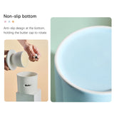 Ceramic Butter Keeper Multipurpose Large Capacity Safe Eco Friendly Ceramic Butter Tank - Rear View