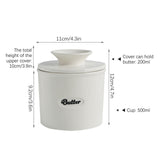 Ceramic Butter Keeper Multipurpose Large Capacity Safe Eco Friendly Ceramic Butter Tank - Extra Image