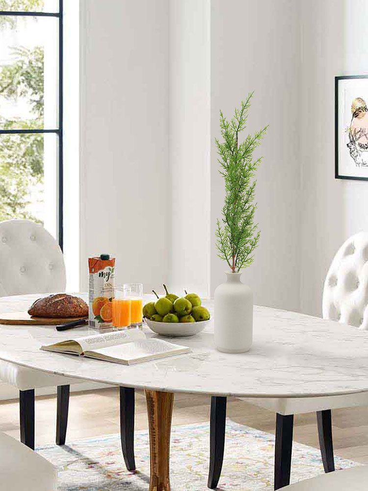Simulation of Cypress Branches Leaves Simulation Plants for Home Decoration