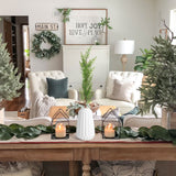 Simulation of Cypress Branches Leaves Simulation Plants for Home Decoration - Side View