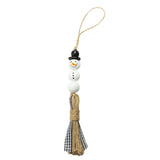 Snowman Wooden Beads Christmas Theme Colorful Wooden Beads Wooden Beads String DIY Accessories