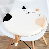 Tatami Cushion Japanese Chair Cushion Memory Foam Round Office Cushion for Bedroom Living Room Office - Front View