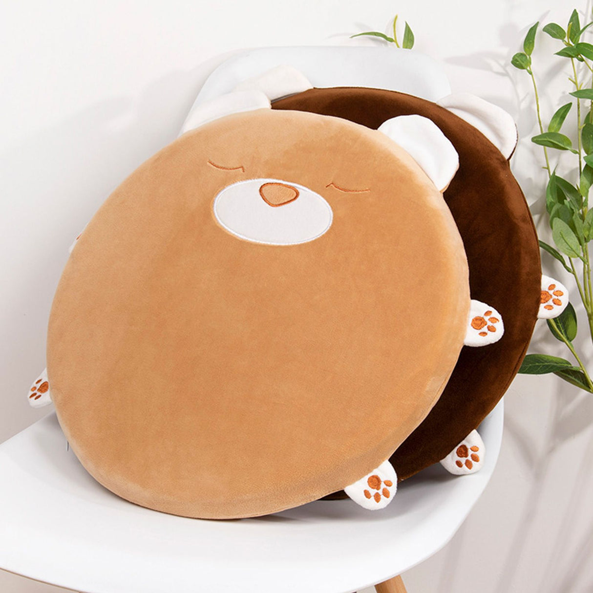 Tatami Cushion Japanese Chair Cushion Memory Foam Round Office Cushion for Bedroom Living Room Office