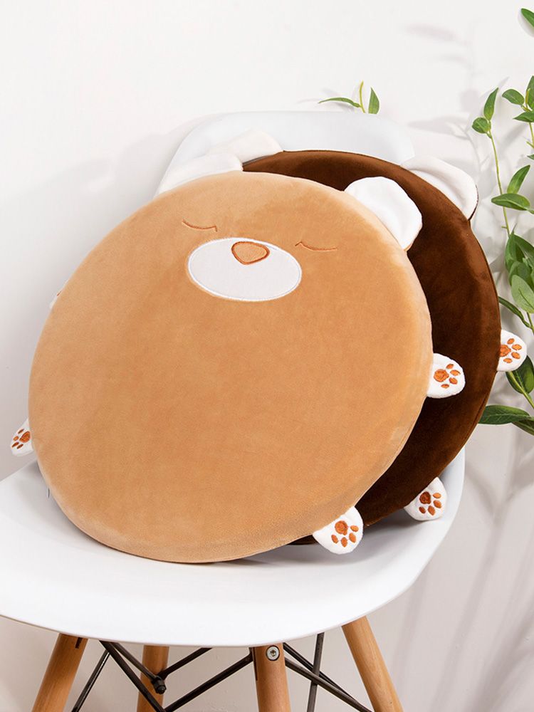 Tatami Cushion Japanese Chair Cushion Memory Foam Round Office Cushion for Bedroom Living Room Office