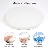 Memory Cotton Cushion Round Cute Dinosaur Shaped Soft Removable Cover Cushion Green 40 x 40 x 4.5cm - 45-Degree Angle