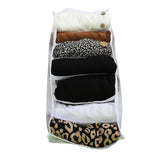 Wardrobe Clothes Organizer Foldable Drawer Clothes Compartment Storage Box for Bedroom Dorm Room