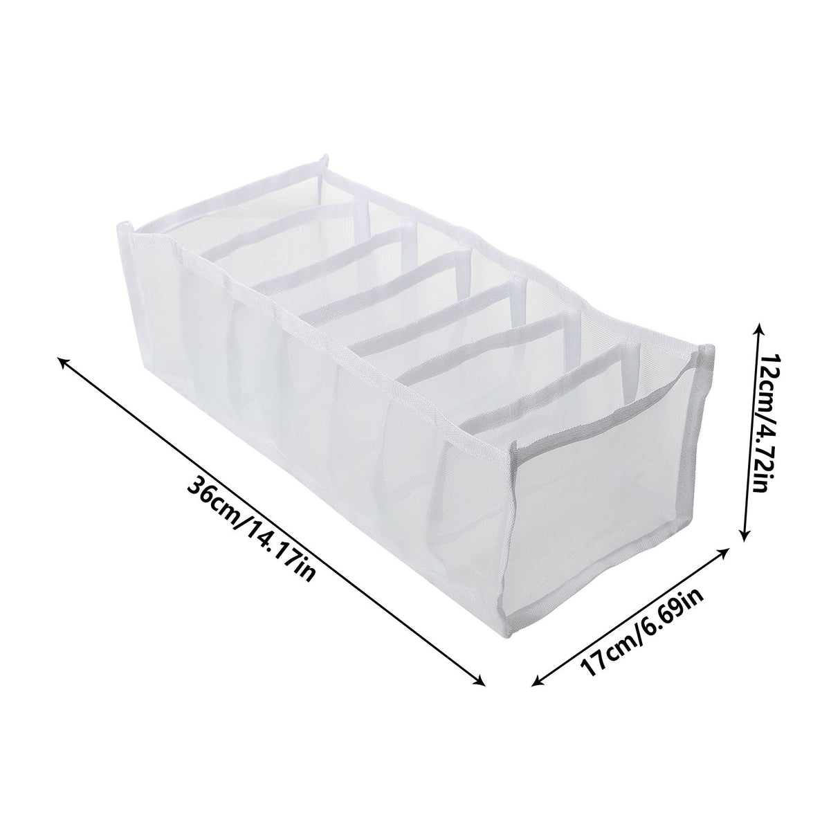 Wardrobe Clothes Organizer Foldable Drawer Clothes Compartment Storage Box for Bedroom Dorm Room