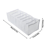 Wardrobe Clothes Organizer Foldable Drawer Clothes Compartment Storage Box for Bedroom Dorm Room