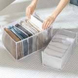 Wardrobe Clothes Organizer Foldable Drawer Clothes Compartment Storage Box for Bedroom Dorm Room - Extra Image