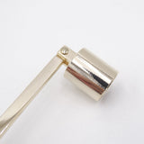 Candle Wick Snuffer Stainless Steel Wick Flame Snuffer Vintage Extinguisher with Long Handle - Side View