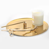 Candle Wick Snuffer Stainless Steel Wick Flame Snuffer Vintage Extinguisher with Long Handle
