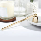 Candle Wick Snuffer Stainless Steel Wick Flame Snuffer Vintage Extinguisher with Long Handle - Extra Image
