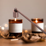 Candle Wick Snuffer Stainless Steel Wick Flame Snuffer Vintage Extinguisher with Long Handle
