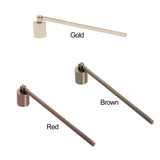 Candle Wick Snuffer Stainless Steel Wick Flame Snuffer Vintage Extinguisher with Long Handle